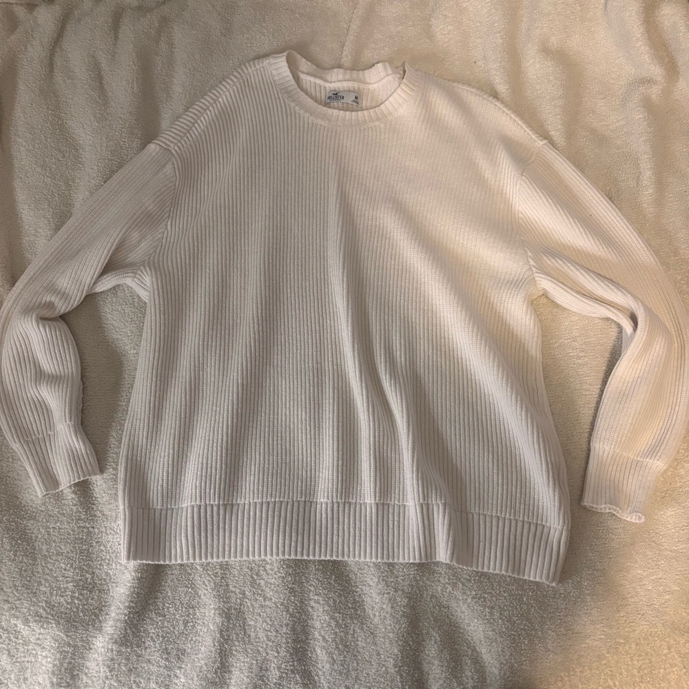 Hollister White Sweater